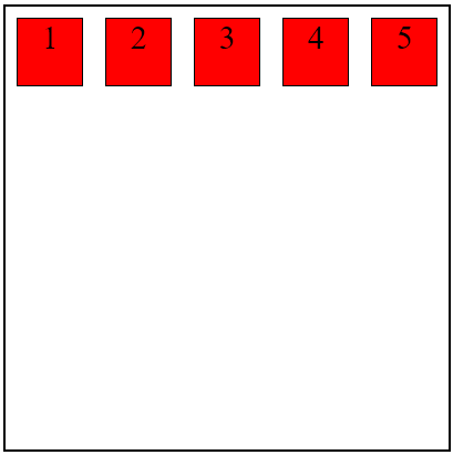 flexbox flex-direction row