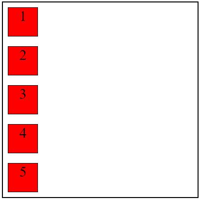 flexbox flex-direction column